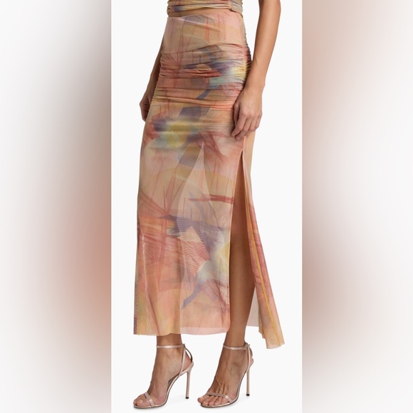 Ronny Kobo Bruno Ruched Maxi Skirt.Top also available for sale in size Medium.